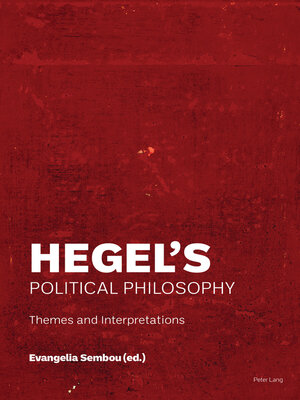 cover image of Hegel's Political Philosophy